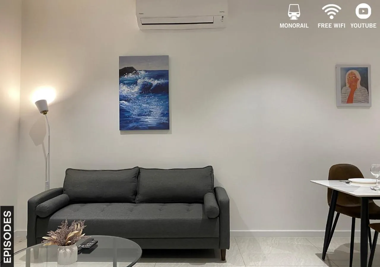 Doorstep To Monorail Couple Studio Kuala Lumpur Apartman